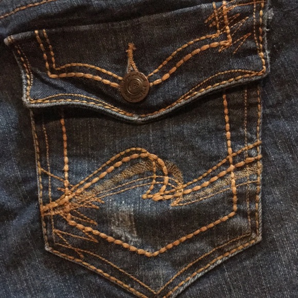 Underground Soul distressed jean shirts Sz 9 - Picture 8 of 12